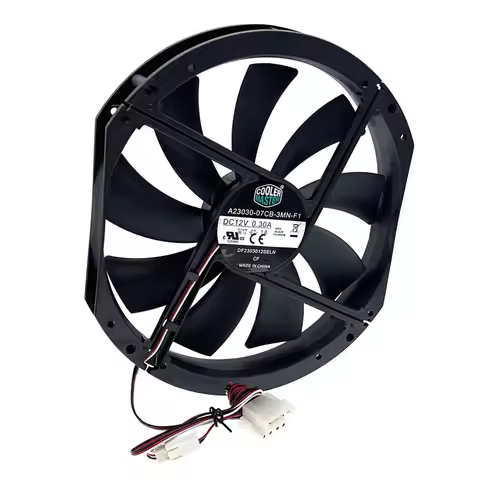 New Large Size Air Flow Computer Case Fan,230mm 23cm 12V Mute Low Noise Cooling,230X200X30mm A23030-