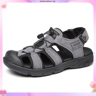 LittleJack - Combi Brown Toddler Boys' Mountain Sandals, Anti-Scuff, Anti-Slip - Hijack Kids' Outdoo