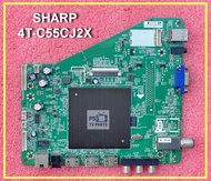 เมนบอร์ด ทีวี SHARP รุ่น 4T-C55CJ2X พาร์ท 6886T8E สภาพสวย งานชัวร์