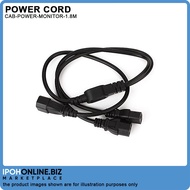 Power Cord For Monitor ~ CPU 1M/2F (1.8M)