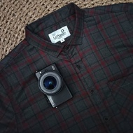 KEMEJA F2D Grey Black Flannel Shirt / flannel / men's shirt / men's flannel / flannel shirt / eighty