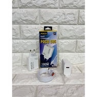Original Charger poco C85 180W Fast Charging Charger V8 Micro Type C