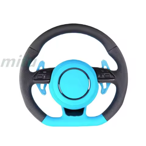 For Audi A3 A4L A5 A6L A7 A8 Q5 Q7 Q8 TT R8 Audi All Series Upgraded Carbon Fiber R8 Flat bottomed S