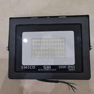 Lampu Sorot 50W PUTIH Emico/Lampu Tembak LED 50 Watt IP65 EMICO 99Seller