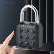 （Fuelthefirer） Smart Biometric Fingerprint Smart Door Lock Keyless Quick Unlock Anti Theft Padlock IP67 Waterproof Home Travel Security