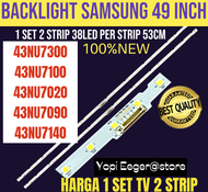 BACKLIGHT TV LCD LED SAMSUNG 43 INCH 43NU7300-43NU7100-43NU7020-43NU6090-43NU7140 BACKLIGHT TV 43INCH
