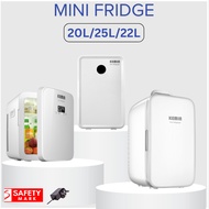 Mini Fridge 25L 20L  22L Dual-Core Compact Refrigerator For Car Portable AC/DC Small Cooler And Warm