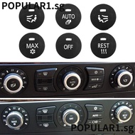 POPULAR Air Conditioning Panel Switch Replacement Parts Applicable for BMW 5-series E60 High-Quality Knob Cover