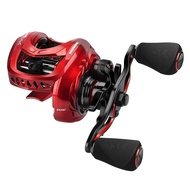 KastKing MegaJaws Elite 9.1:1 Baitcasting Reels Patented AMB System Eliminating Backlashes Flipping Switch Function, 6.4oz Aluminum Frame Fishing Reel with Carbon Fiber Side Covers