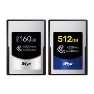 Wise CFexpress Type A 高速記憶卡 公司貨 專為Sony Alpha和FX系列設計/ 512GB