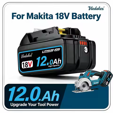 18V Battery For Makita 10Ah 12Ah Lithium Match BL1860 BL1850 DGA504 DDF487 DHR242 Universal Tool Pac