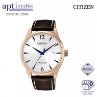 [Aptimos] Citizen NJ0113-10A Calf leather Watch (Brown)