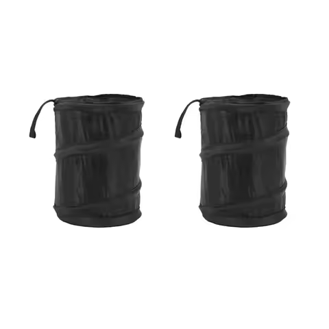 2X Car Trash Can, Portable Garbage Bin, Collapsible -Up Waterproof Bag, Waste Basket Bin, Rubbish Bi
