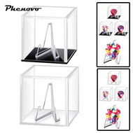 [Phenovo] Guitar Pick Display Box Plectrum Case with Stand Display Container 1.97x1.97x1.97inch Guit