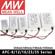 Mean Well APC-8 APC-12 APC-16 APC-25 APC-35 250ma 350mA 500mA 700mA 1050mA Meanwell Indoor LED light