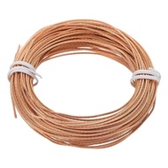PATIKIL Bare Copper Ground Wire, 18 Gauge 50 Feet Solid Braided Copper Cables Electronic Wire Ground
