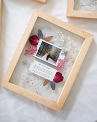 Pigura / frame foto / Bingkai Kayu 3D ukuran A4 21x30 + Kaca Acrylic anti pecah Termurah