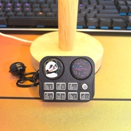 Insular Mini Guitar DJ Mixer Keychain đồ chơi âm nhạc vui vẻ cho trẻ em xách tay Piano hiệu ứng âm t