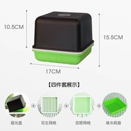 Dulang penanaman tauge siap hantar, dulang benih grid tauge, bekas hidroponik tauge untuk kegunaan r