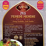 ( SET 0.5kg Beras + Pes Yemeni Mendhi ) Hidangan Nasi Arab