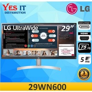 LG 29WN600 29" IPS 75Hz 5ms WFHD HDR10 AMD FreeSync MaxxAudio Virtually Borderless Ultrawide Monitor