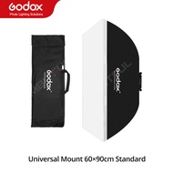 Godox 50X70ซม. 60X60ซม. 60X90ซม. 80ซม. กล่องสตูดิโอซอฟต์บ็อกซ์ภาพนุ่มพร้อมเมาท์อเนกประสงค์สำหรับ K-1