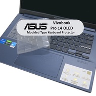 Keyboard Protector for ASUS Vivobook Pro 14 OLED Silicone Keyboard Cover Silicone Keyboard Protector