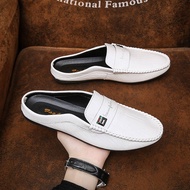 ☜❒  school shoes for men gibi shoes for men Doudou shoes 2021 New mens half slippers Summer breathab