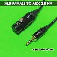 Xlr cable male to aux 3.5 mm bm800 camera cable
