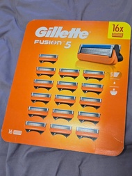 Gillette吉列fusion 5刀片16個