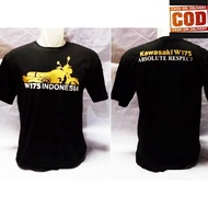 KAWASAKI W175 INDONESIA T-SHIRT / W175 INDONESIAkawasaki H&H TSHIRT TwinShop