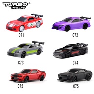 TURBO RACING 1/76 Level Running Drift Car C71 C72 C73 C74 C75 RTR Mini RC Radio-controlled Car Table