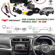 Perodua aruz original player monitor add front camera w module auto on off HARNESS SOCKET bodykit body kit lip cover