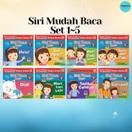 [FUNBOOK] Siri Mudah Baca Set 1-5  / Bahan Bacaan Berdasarkan Suku Kata / Bacaan Tadika