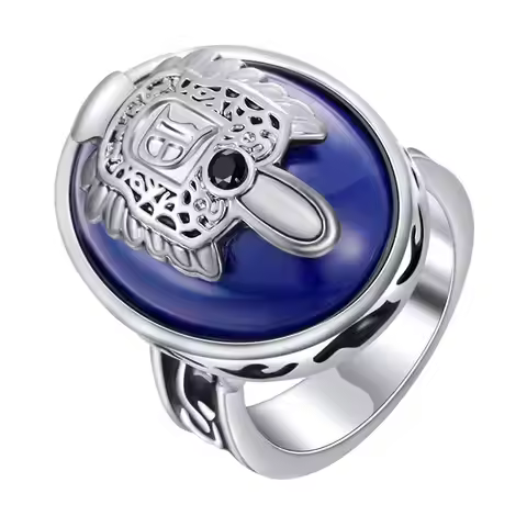 The Vampire Diaries Ring Sticker Jewelry Set Vintage Damon Stefan Salvatore Sun Family Vampire Diari