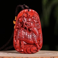 Small Leaf Red Sandalwood Pendant Mahogany Pendant Sandalwood Carving Ornaments Free Kirin Arowana D