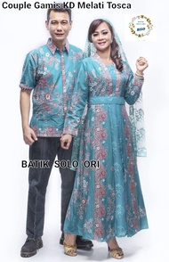 ORI Couple Sarimbit Gamis KD Melati Tosca.Couple Family Lebaran KD Melati Tosca Murah. Sarimbit Kelu
