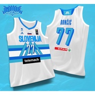 LUKA DONCIC SLOVENIA WHITE Fiba Jersey