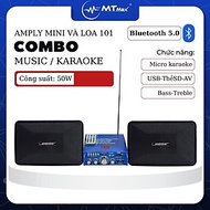 Combo Amply Mini AV263BT Và Loa Bose 101 - Nghe Nhạc - Hát Karaoke Kết Nối Không Dây Bluetooh Công S