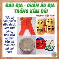 Mr. Dia's head - skinClear (with sticks) - Mr. Dia's outfit for children