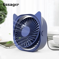 Essager USB Mini Fan Portable Office Desktop Fan Summer USB Electronics for MiniFan Fan Cooling Small