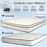 💕♦(Free Shipping) Dr.Macio 8" & 10" Synthetic Latex Single /S.Single /Queen /King Size Mattress Tila