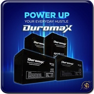DUROMAX Battery Rechargeable Lead Acid Battery Power 6V 4.5AH 12V 7.0AH 12V 7.2AH TOY CAR BIKE ALARM EMERGENCY AUTOGATE