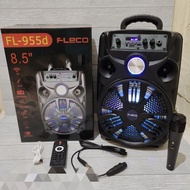Speaker Bluetooth Karaoke Fleco FL-955D/C F-8601  85 Inch Gratis Microphone Super Bass /Salon Aktif 