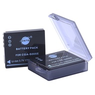 DSTE® 2X CGA-S005 CGA-S005E Replacement Li-ion Battery for Panasonic Lumix DMC-FX50 Ricoh GR II Came