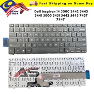 Keyboard Dell Inspiron Replacement 14 3000 3442 3443 3441 5000 3451 5442 5445 7437 7447 Ready Stock