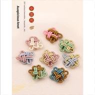 Multicolor Auspicious Knot Hand-woven Hand Rope Necklace Pendant Rope DIY Chinese Knot Ruyi Knot Pla