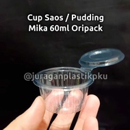 Cup Mika 60 ml Oripack | 60ml Pudding Sauce Cup for Chili Sauce