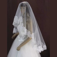 Length 3 Meters Long Veil Long Bridal Veil Slayer Wedding Bridal Long Veil Flower Lace Veil Wedding