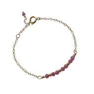 時尚小清新-紅碧璽手鍊